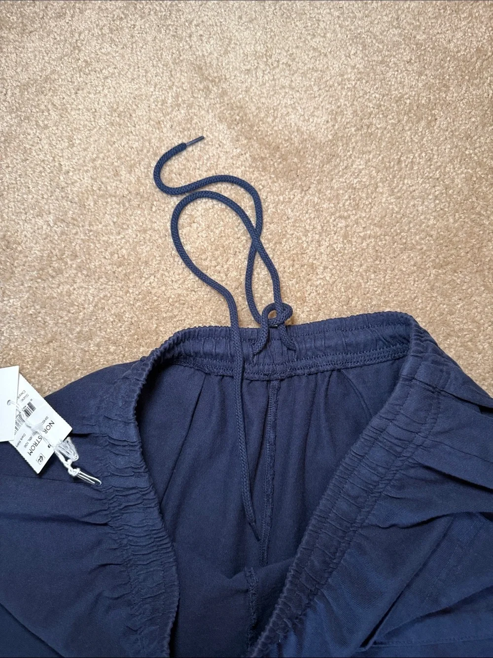 Sporty & Rich Navy Cotton Shorts NWT